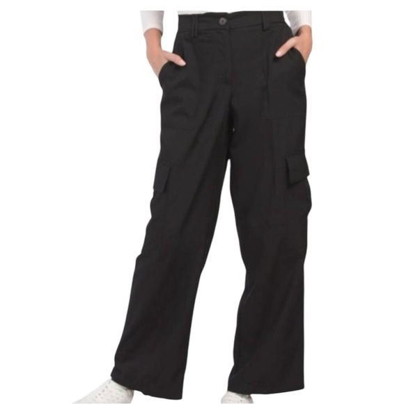 HOUSE OF HARLOW 1960 Linen Blend Cargo Pants in Mocha Size 8 — STUNNING!!! - Picture 1 of 9